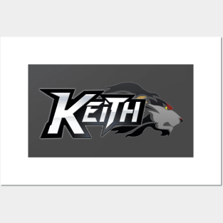 Keith (Black Version) Posters and Art